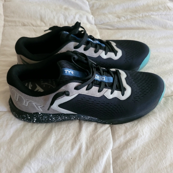 TYR MENS Black and Gray Athletic Shoes - Picture 4 of 8